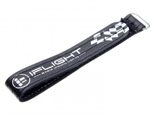 Ремешок iFlight (25см) для фиксации аккумулятора на липучке (черный) фото 1