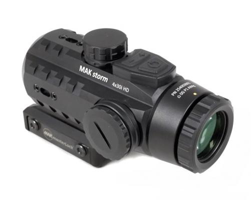 Призматический прицел MAKstorm 4x30i HD (кронштейн MAKmasterLock) фото 4