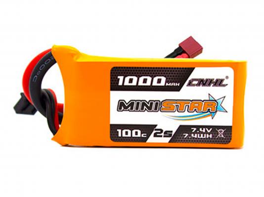 Аккумулятор CNHL MiniStar 1000mAh 2S 100C фото 1