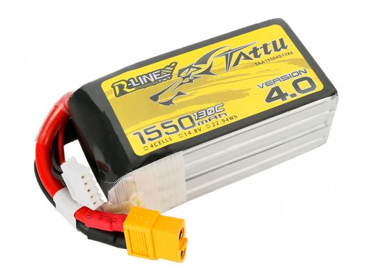 Аккумулятор TATTU R-Line V4.0 1550mAh 4S 130C фото 1