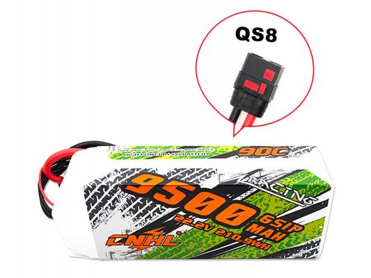 Аккумулятор CNHL 9500mAh 6S 90C QS8 (Racing Series) фото 2