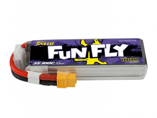 Аккумулятор TATTU FunFly 1800mAh 3S 100C фото 1