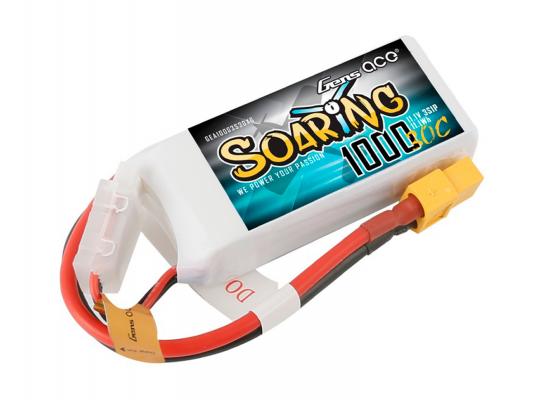 Аккумулятор Gens Ace Soaring 1000mAh 3S 30C фото 1