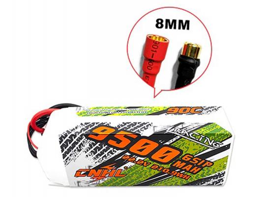 Аккумулятор CNHL 9500mAh 6S 90C 8.0мм (Racing Series) фото 2