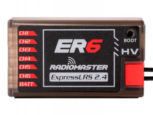 Приемник Radiomaster ER6 ELRS 6Ch (2.4GHz) фото 2