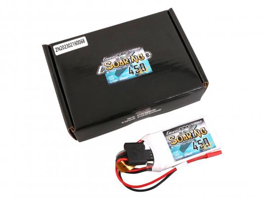 Аккумулятор Gens Ace Soaring 450mAh 2S 30C (G-Tech) фото 2