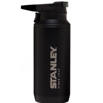 Термокружка Stanley Mountain Vacuum Switchback Mug 0,35L с карабином черная фото 1