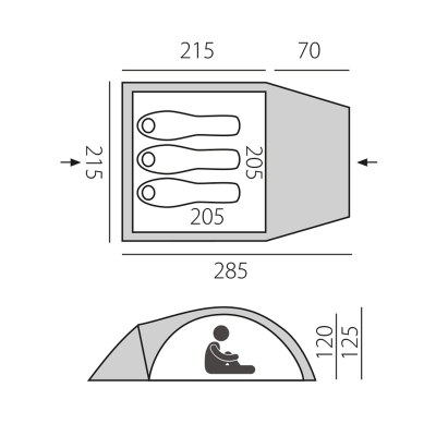 Палатка BTrace Glade 3 фото 2