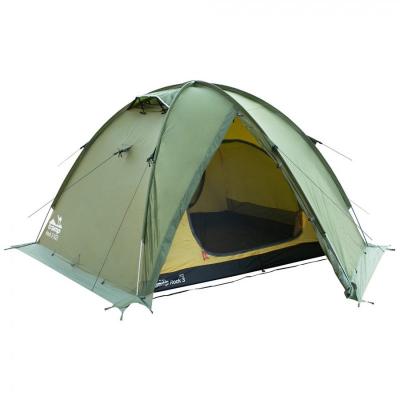 Палатка Tramp Rock 3 (V2) зеленая фото 2