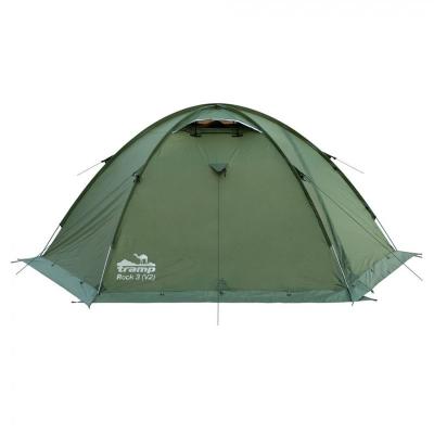 Палатка Tramp Rock 3 (V2) зеленая фото 4