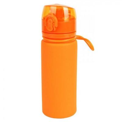 Tramp бутылка силиконовая 0,5 л (оранжевый) фото 1