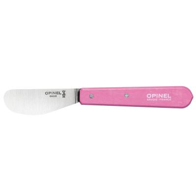 Нож для масла Opinel №117, деревянная рукоять, блистер, нержавеющая сталь, розовый, 002039 фото 1