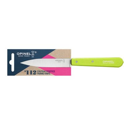Нож столовый Opinel №112, деревянная рукоять, блистер, нержавеющая сталь, зеленый 001915 фото 1