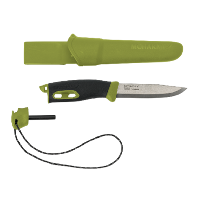 Нож Morakniv Companion Spark (S) Green, нержавеющая сталь, 13570 фото 1