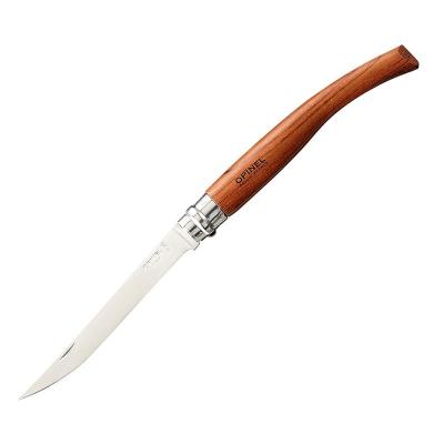 Нож филейный Opinel №12, нержавеющая сталь, рукоять бубинга фото 1
