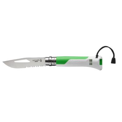 Нож Opinel №8 Fluo Green, зеленый, 002319 фото 1