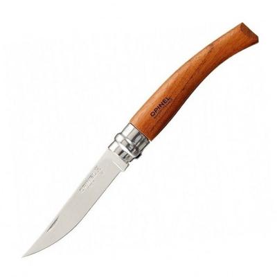 Нож филейный Opinel №8, нержавеющая сталь, рукоять бубинга фото 1
