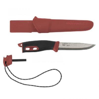 Нож Morakniv Companion Spark Red, нержавеющая сталь, 13571 фото 1