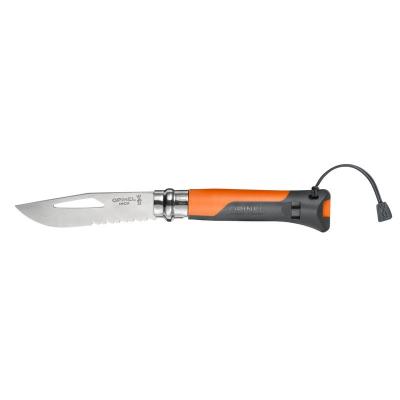 Нож Opinel №8 Outdoor Earth, оранжевый фото 2