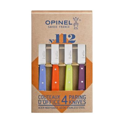 Набор ножей Opinel Set of 4 N°112 assorted sweet pop colours, нержавеющая сталь, (4 шт./уп.) 001381 фото 1