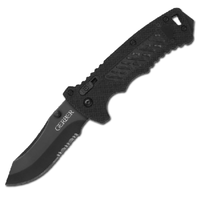 Нож Gerber Tactical DMF Folder, серрейторное, блистер, 31-000582 фото 1