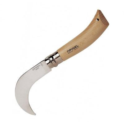 Нож садовый Opinel №10, нержавеющая сталь, с изогнутым лезвием, блистер, 000657 фото 1