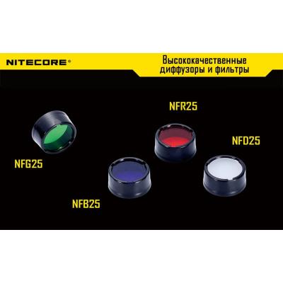 Фильтр Nitecore NF25 (красный, зеленый, синий, матовый) фото 4