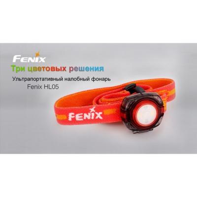 Налобный фонарь FENIX HL05 WHITE/RED HL05B фото 2