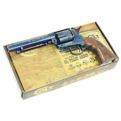 Пневматический револьвер Umarex Colt SAA 45 Pellet Blued (5,5”) фото 5