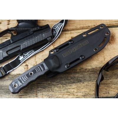 Туристический нож Enzo AUS-8 Black Titanium фото 4