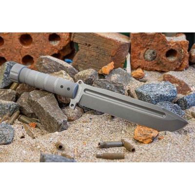 Нож выживания Survivalist Z D2 TacWash Serrated Grey фото 1