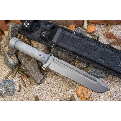 Нож выживания Survivalist Z D2 TacWash Serrated Grey фото 5