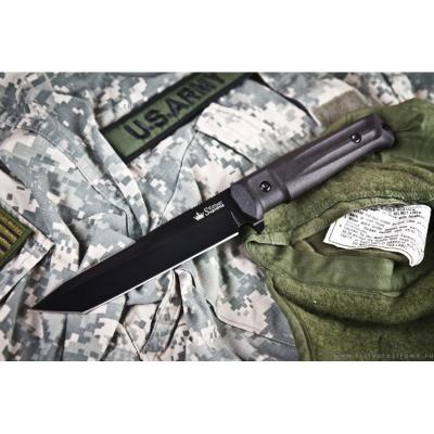 Тактический нож Aggressor AUS-8 Black Titanium фото 2