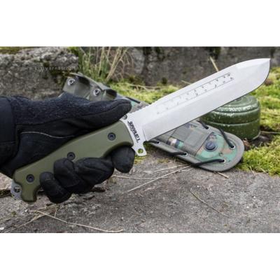 Нож выживания Survivalist X AUS-8 StoneWash Green G10 фото 4