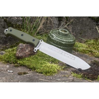 Нож выживания Survivalist X AUS-8 StoneWash Green G10 фото 1