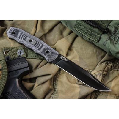 Туристический нож Enzo D2 Black Titanium фото 1