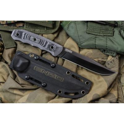 Туристический нож Enzo D2 Black Titanium фото 3