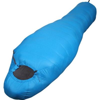 Спальный мешок пуховой Сплав Adventure Light 220 см голубой фото 2