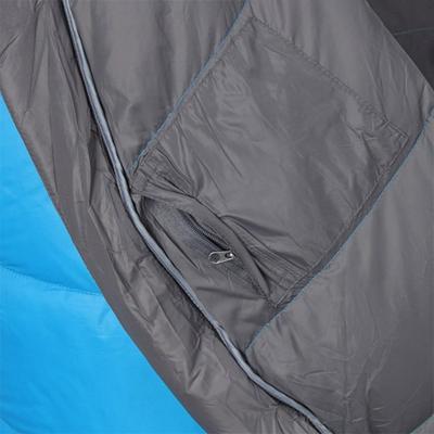 Спальный мешок пуховой Сплав Adventure Light 220 см голубой фото 3