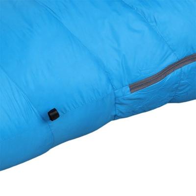 Спальный мешок пуховой Сплав Adventure Light 220 см голубой фото 4