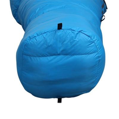 Спальный мешок пуховой Сплав Adventure Light 220 см голубой фото 5
