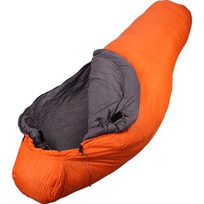 Спальный мешок пуховый Сплав Adventure Permafrost 240 см оранжевый фото 1
