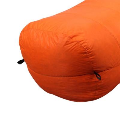 Спальный мешок пуховый Сплав Adventure Permafrost 240 см оранжевый фото 3