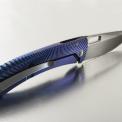 Нож LionSteel TiSpine лезвие 85 мм (синий) фото навигации 2