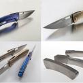 Нож LionSteel TiSpine лезвие 85 мм (синий) фото навигации 3