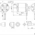 Двигатель бесколлекторный SunnySky A2216-1400kv V2 фото навигации 4