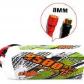 Аккумулятор CNHL 9500mAh 6S 90C 8.0мм (Racing Series) фото навигации 2