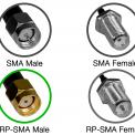 Переходник с RP-SMA (Male) на RP-SMA (Female) фото навигации 2