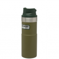 Термокружка Stanley Classic Trigger Action One Hand 0,47L оливковый фото навигации 2