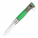 Нож Opinel №12 Explore, зеленый фото навигации 1